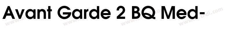 Avant Garde 2 BQ Med字体转换